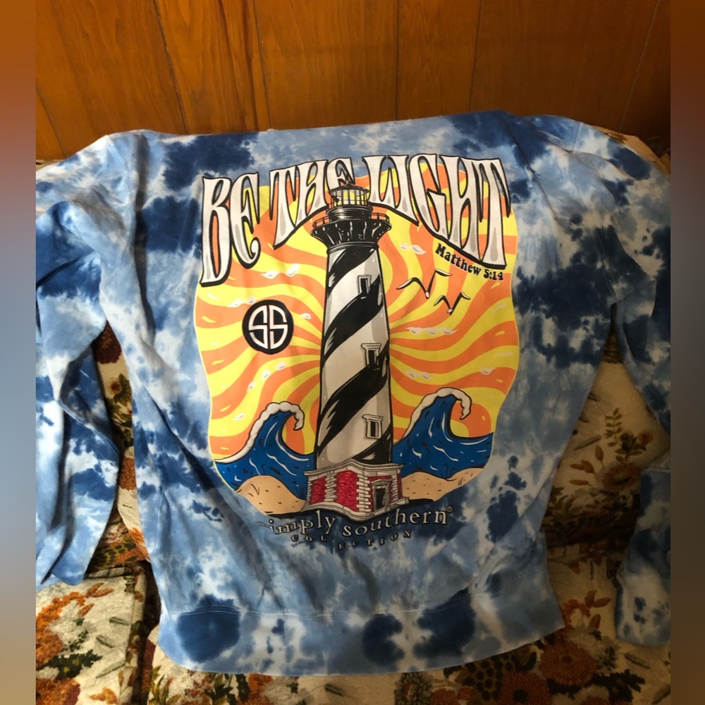 Thin tie-dye Simply southern hoodie